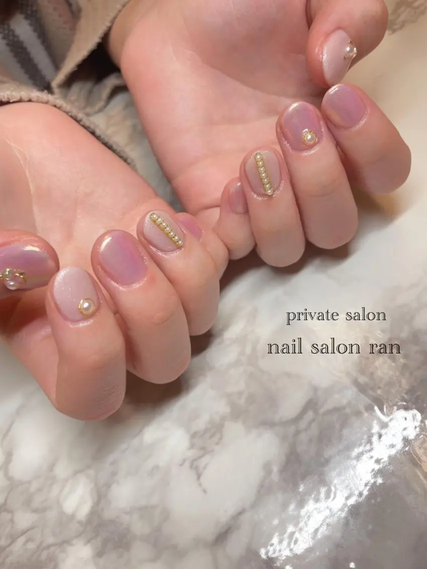 ネイル キラキラネイル nailsalon ranのネイルデザイン
