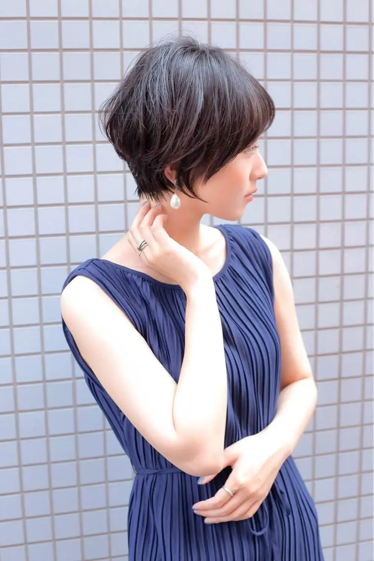 ショート カット ヘアカラー トリートメント ヘッドスパ 代表 吉澤弘哲のヘアスタイル