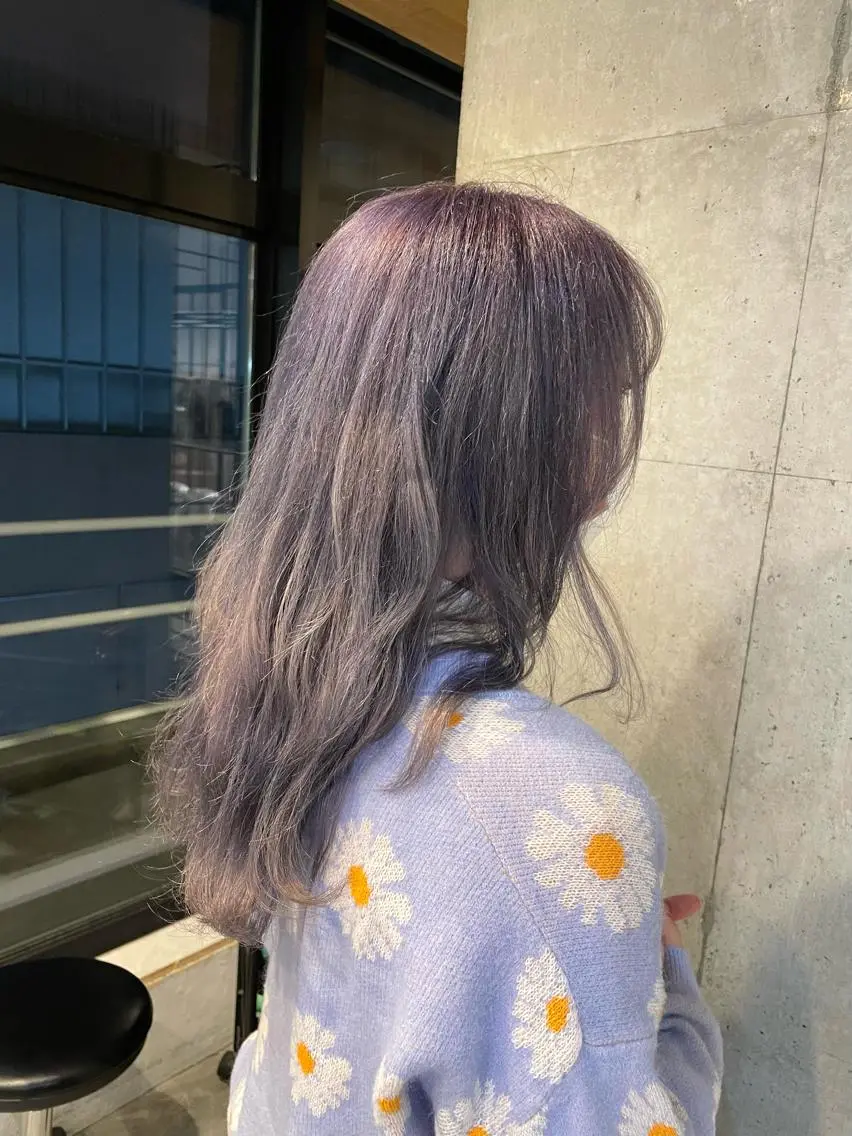 ロング ベージュカラー/新潟 カラー特化/落合優吾のヘアスタイル
