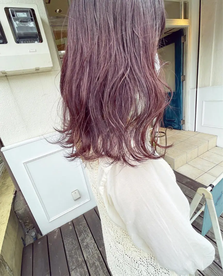 セミロング カラー 🙃 透明感カラー/ボブのヘアスタイル