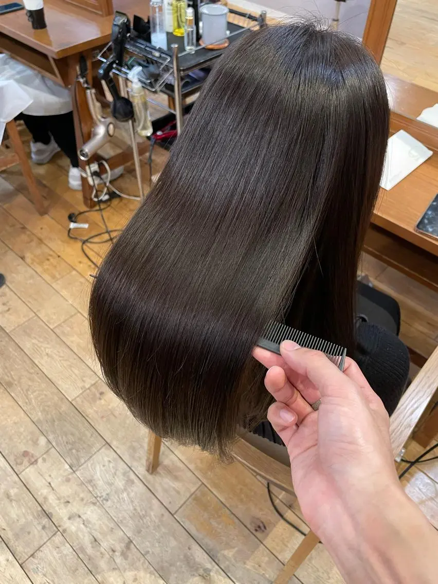 カラー パーマ 縮毛矯正 トリートメント 髪質改善🌸縮毛矯正 専門家💖後藤のヘアスタイル