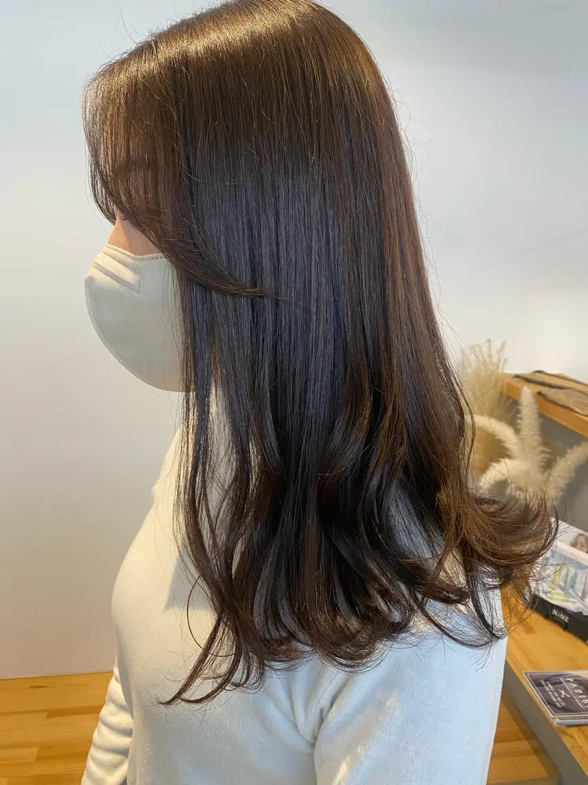 ロング カラー カット ヘアカラー トリートメント 🌼ハイライト透明感 🌼maiのヘアスタイル