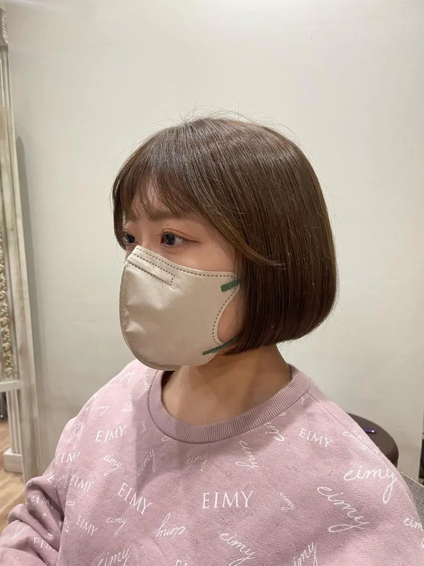 ミディアム ら んのヘアスタイル