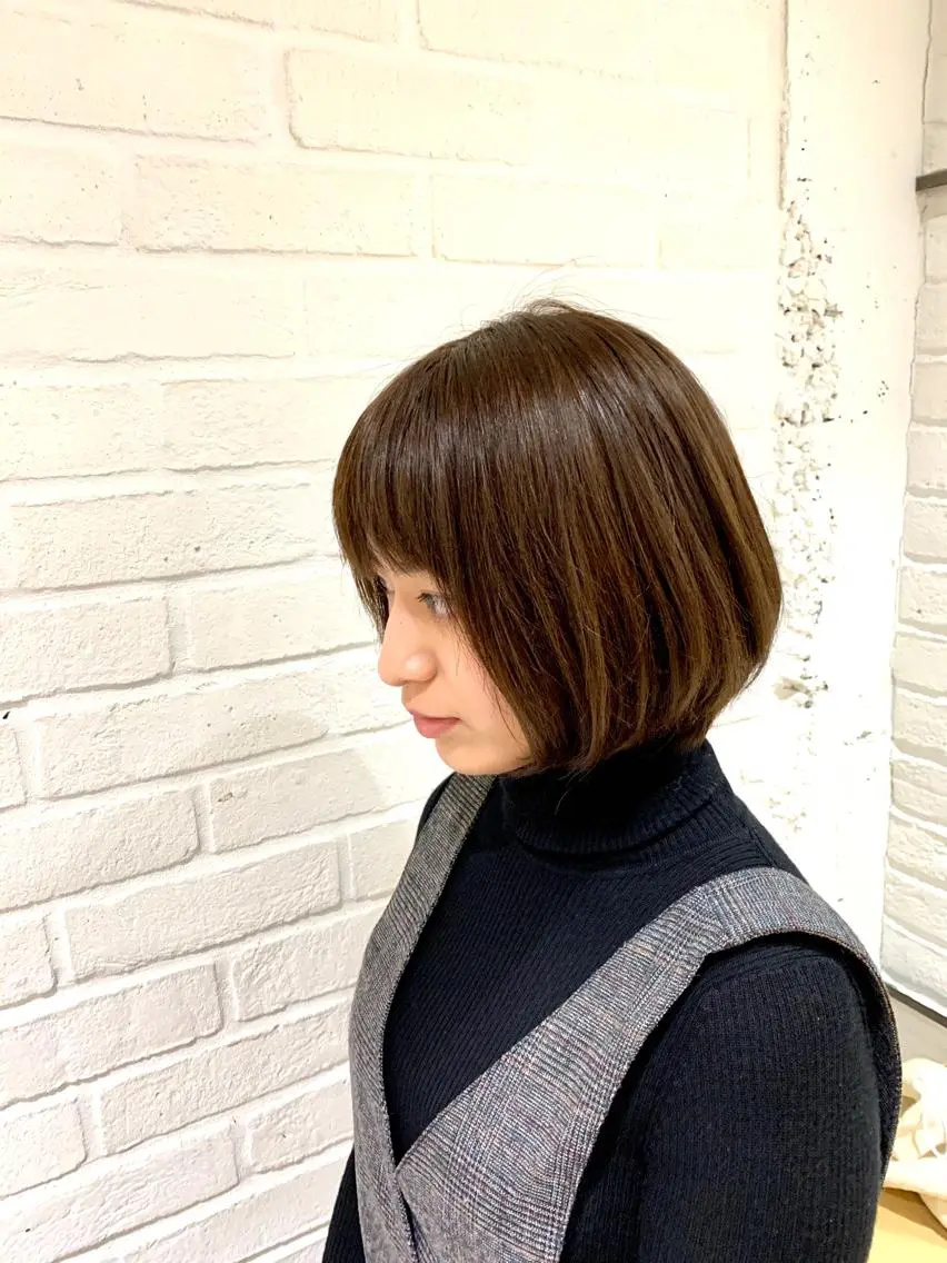 ショート カラー ボブ 💛丁寧さNo.🥇 🧸片山智裕💛のヘアスタイル