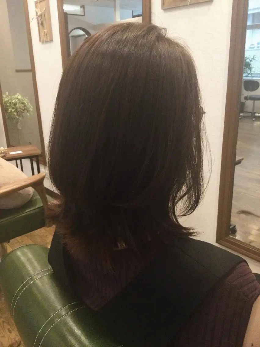 ミディアム 【gene 高円寺】 成沢　仁臣のヘアスタイル