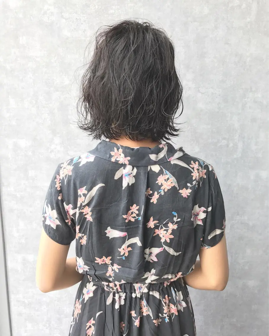 ショート カラー ネイビーカラー TOMOYA/ ショート、レイヤーのヘアスタイル
