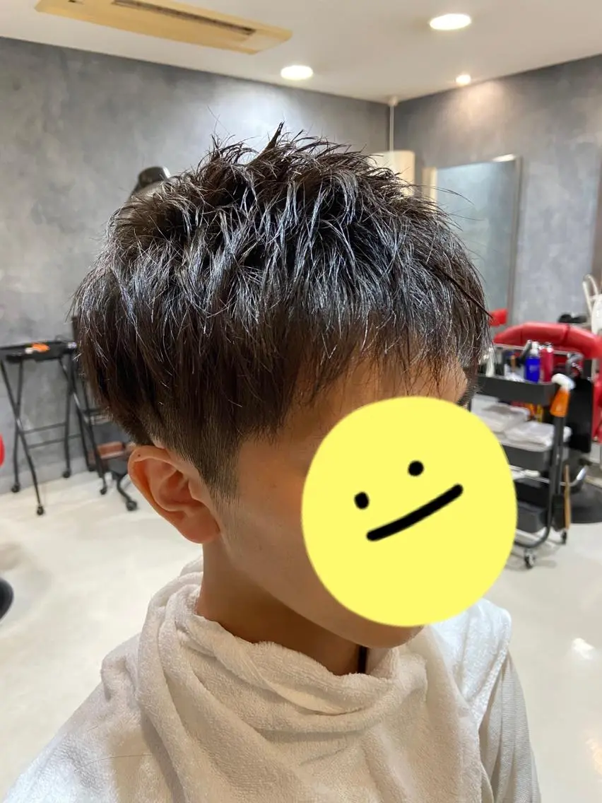 ショート メンズ カット 岡 且也のヘアスタイル