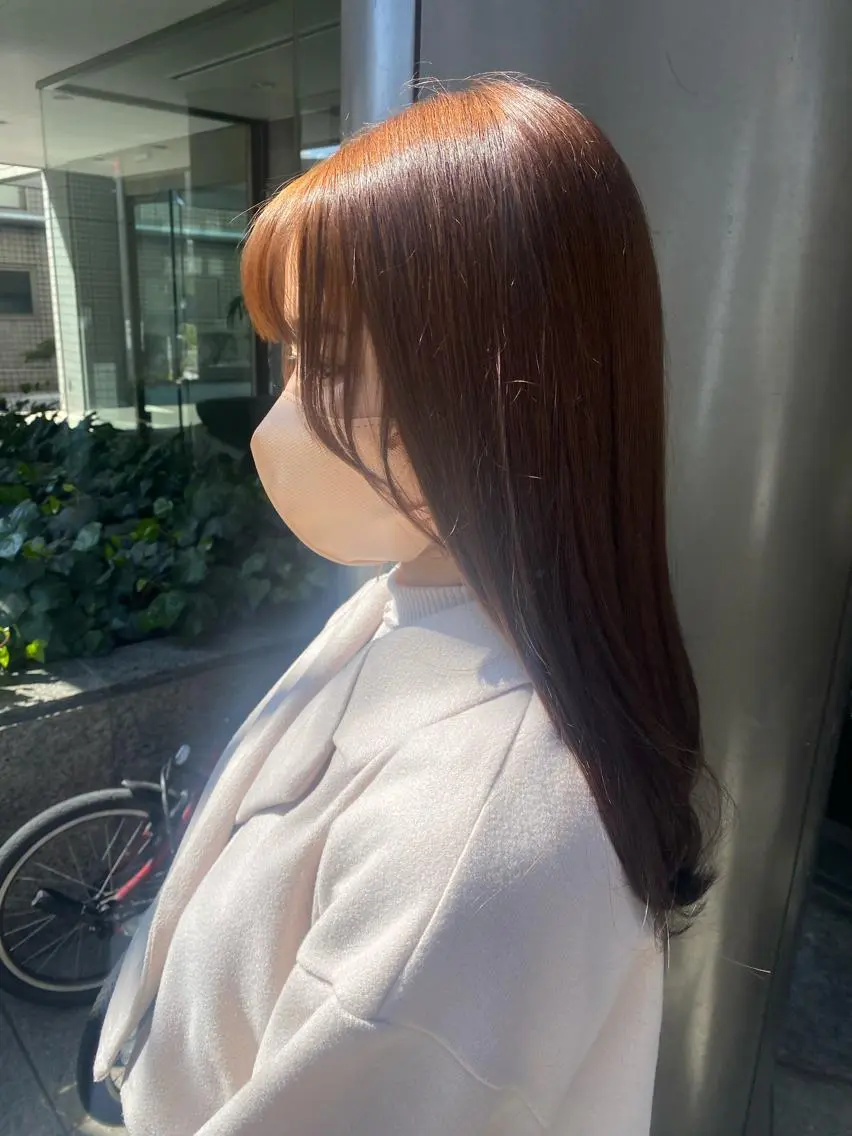 セミロング カット ヘアカラー トリートメント mio/⭐︎ ブリーチ指名No.1のヘアスタイル