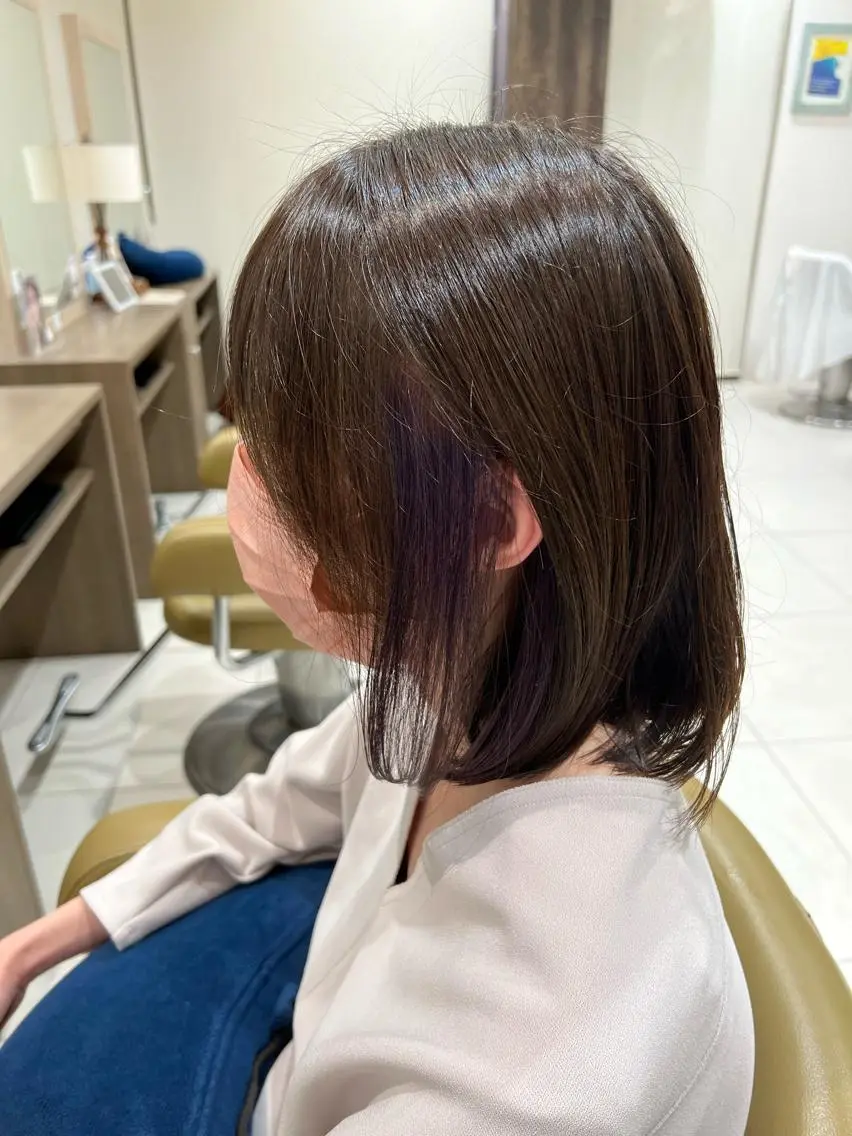 ミディアム 🍑とたに ももか🍑のヘアスタイル