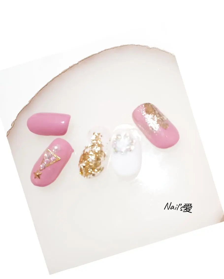 ネイル 冬ネイル クリスマス プライベートサロン Nail’s愛のネイルデザイン