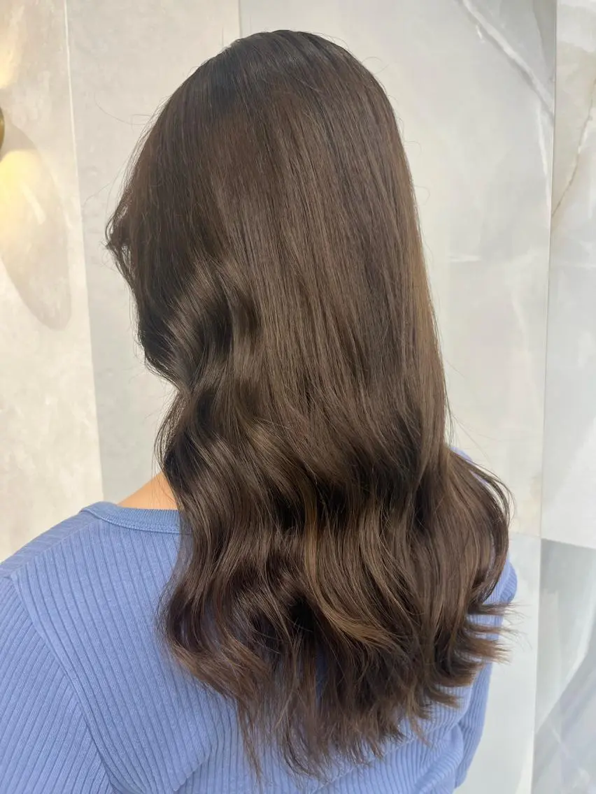 ロング カラー カット ヘアカラー トリートメント ヘッドスパ 髪質改善 永田零亜のヘアスタイル