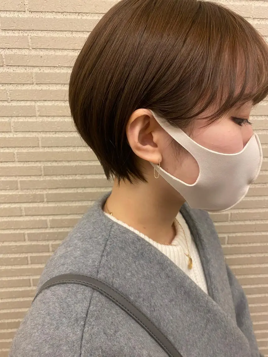 ショート カラー カット ヘアカラー 駅チカ【ali'i】 アリイ花崎友美☘のヘアスタイル