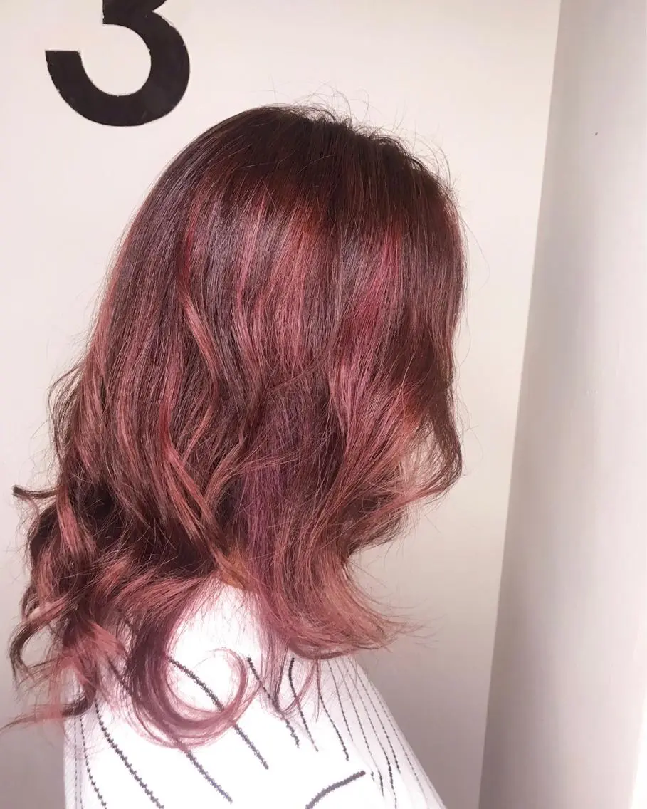 ミディアム カラー パーマ ヘアアレンジ 外国人風カラー 🫧代表/新宿駅近/ 限定価格🫧田辺貴裕のヘアスタイル