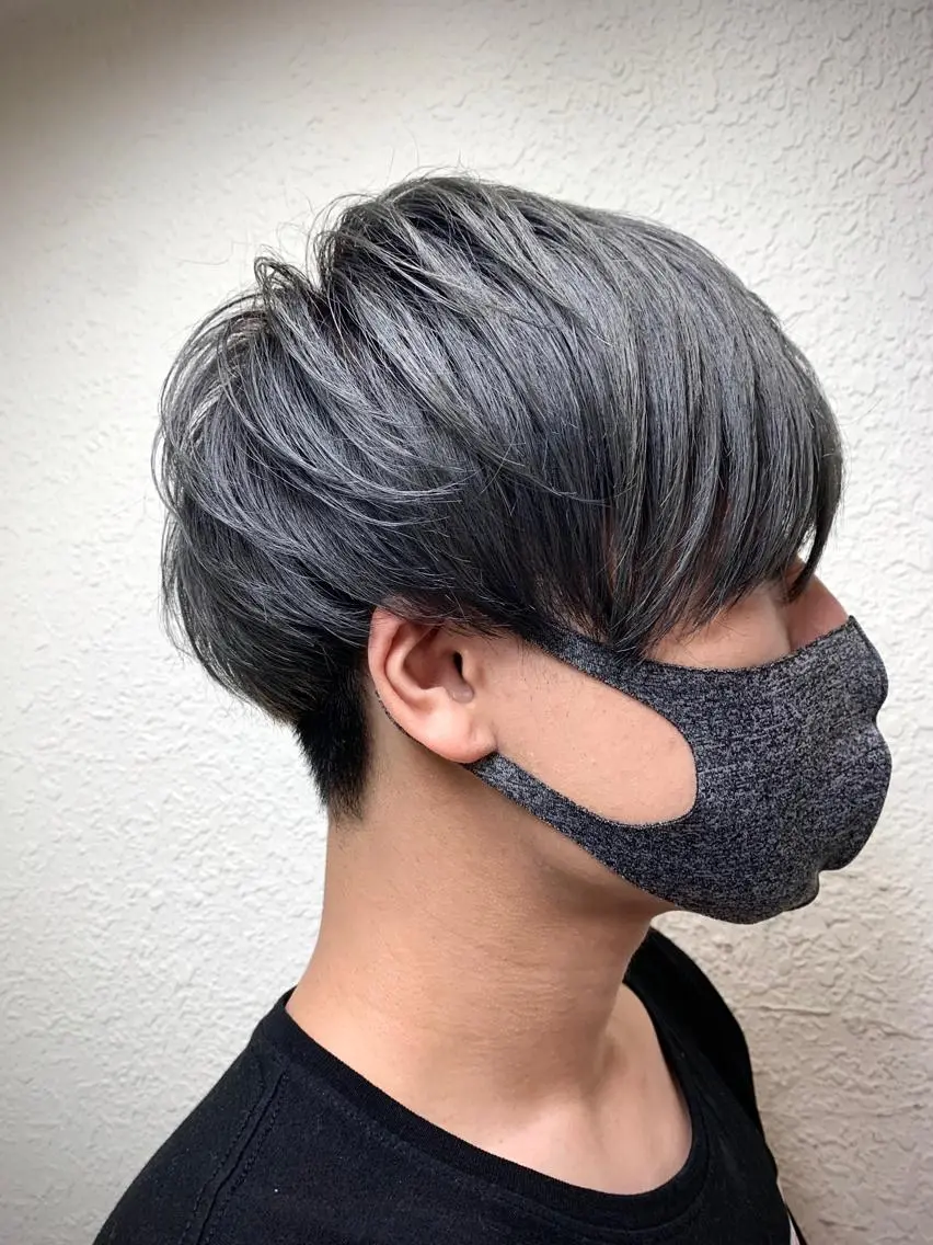 ミディアム カラー メンズ 美髪矯正・髪質改善 【中村吉孝】のヘアスタイル