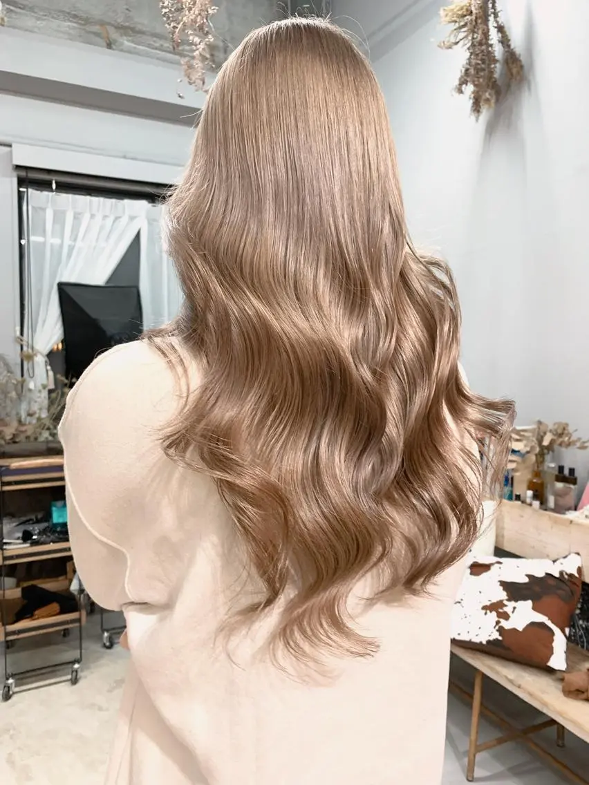 ロング カラー 穐田 司樹のヘアスタイル