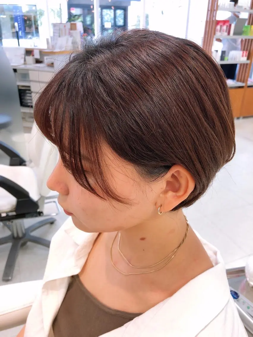 ショート カット トリートメント 阿部 美咲のヘアスタイル