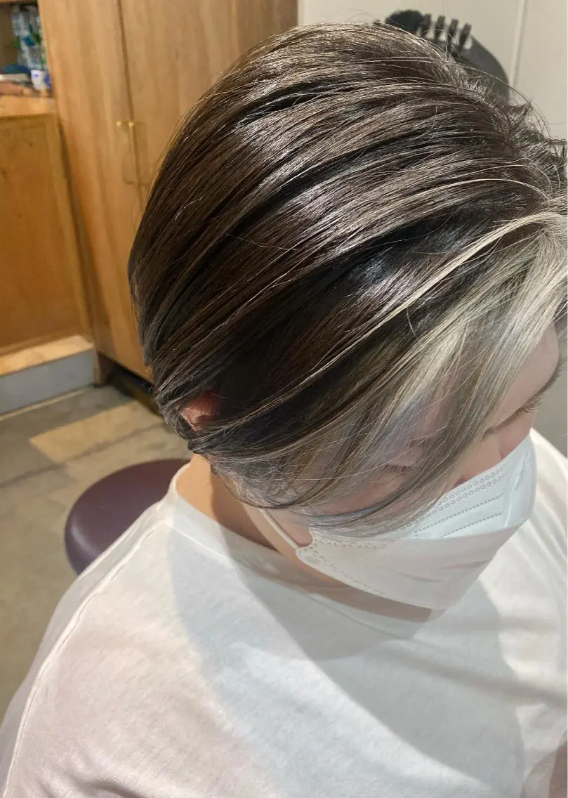 ショート カラー 似合わせレイヤー 阿波座/ふじむらのヘアスタイル