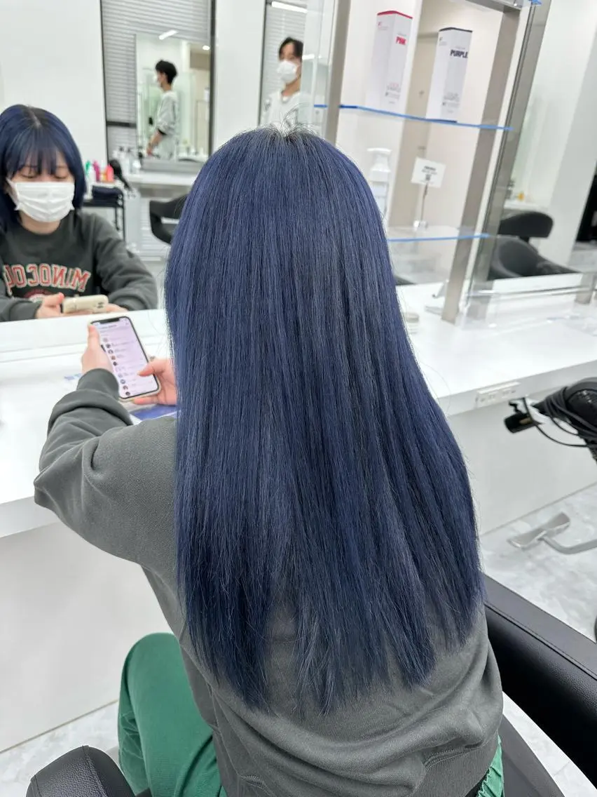 セミロング カラー レイヤーダブルカラー KYONのヘアスタイル