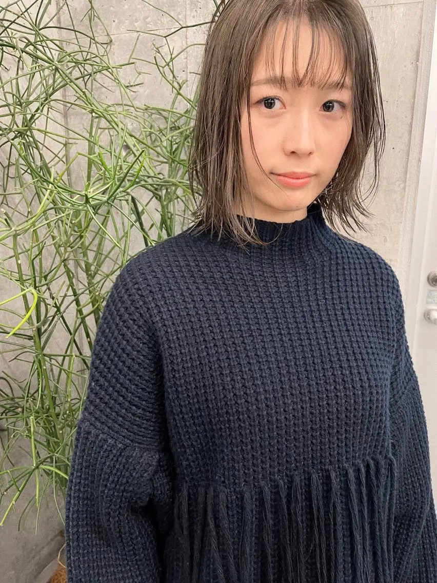 ショート カラー ブリーチ ブリーチなしカラー カット ヘアカラー トリートメント センスをお届けします 大谷将生infpのヘアスタイル