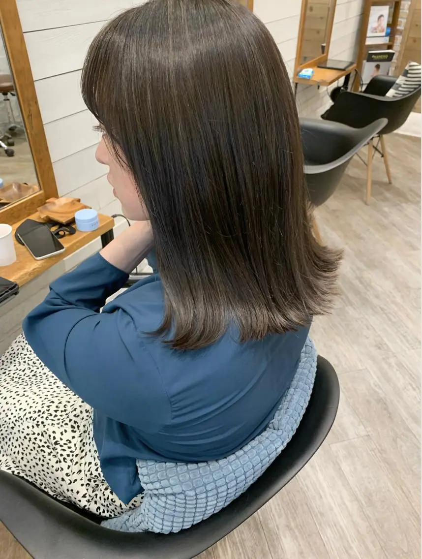 ミディアム カラー ハイライトカラー ハイライト 🌟アレンジが似合う カラー🌟Rumiのヘアスタイル