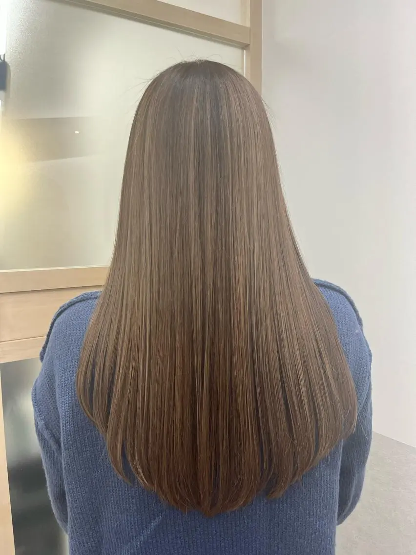 ロング カラー カット トリートメント 天野 涼のヘアスタイル