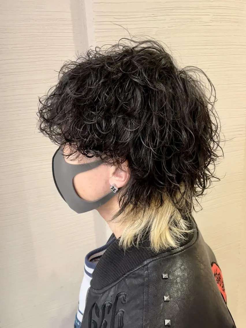 メンズ 🍐シャドウパーマ メンズ特化/守岡🍐のヘアスタイル