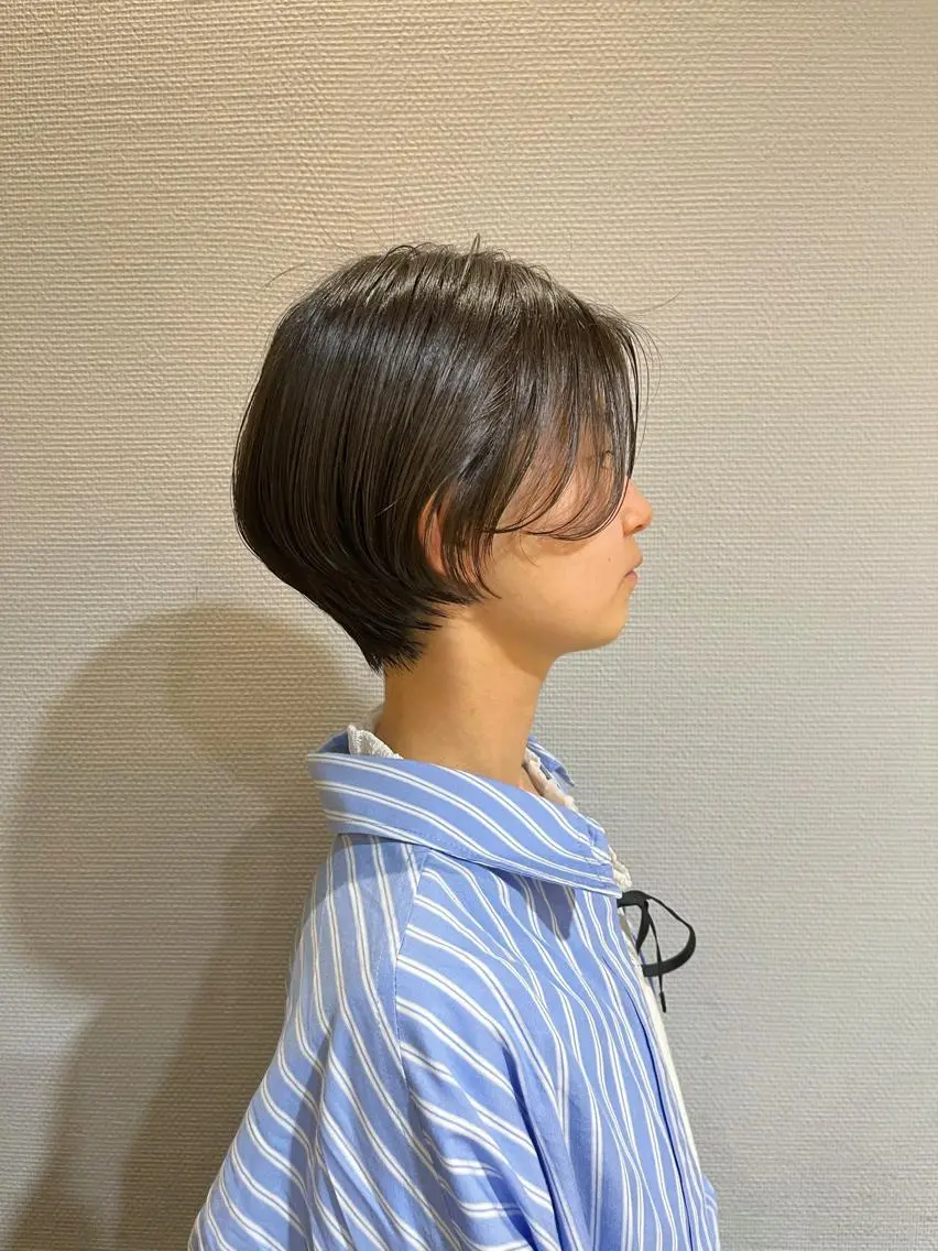 ショート ハンサムショート ショートヘア かわい りほのヘアスタイル