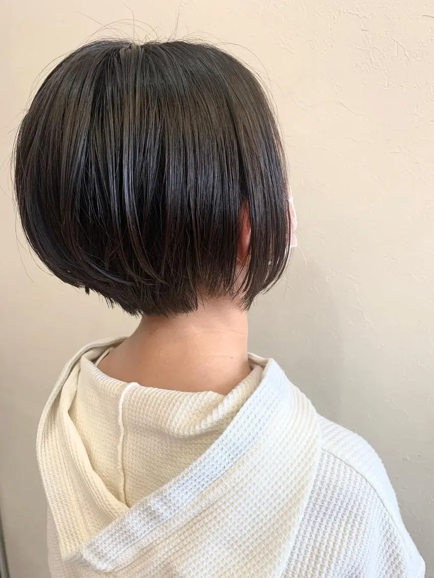 ショート カラー アッシュ 透明感カラー Freez狭間 裕美のヘアスタイル