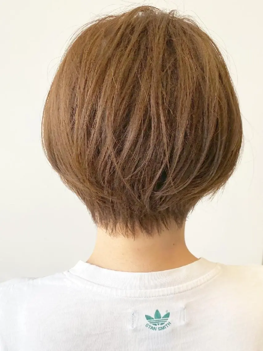 ショート ショートボブ ボブ ショートヘア カット ヘアカラー トリートメント ﾒﾝｽﾞ＆ｼｮｰﾄ LEA山村真史のヘアスタイル