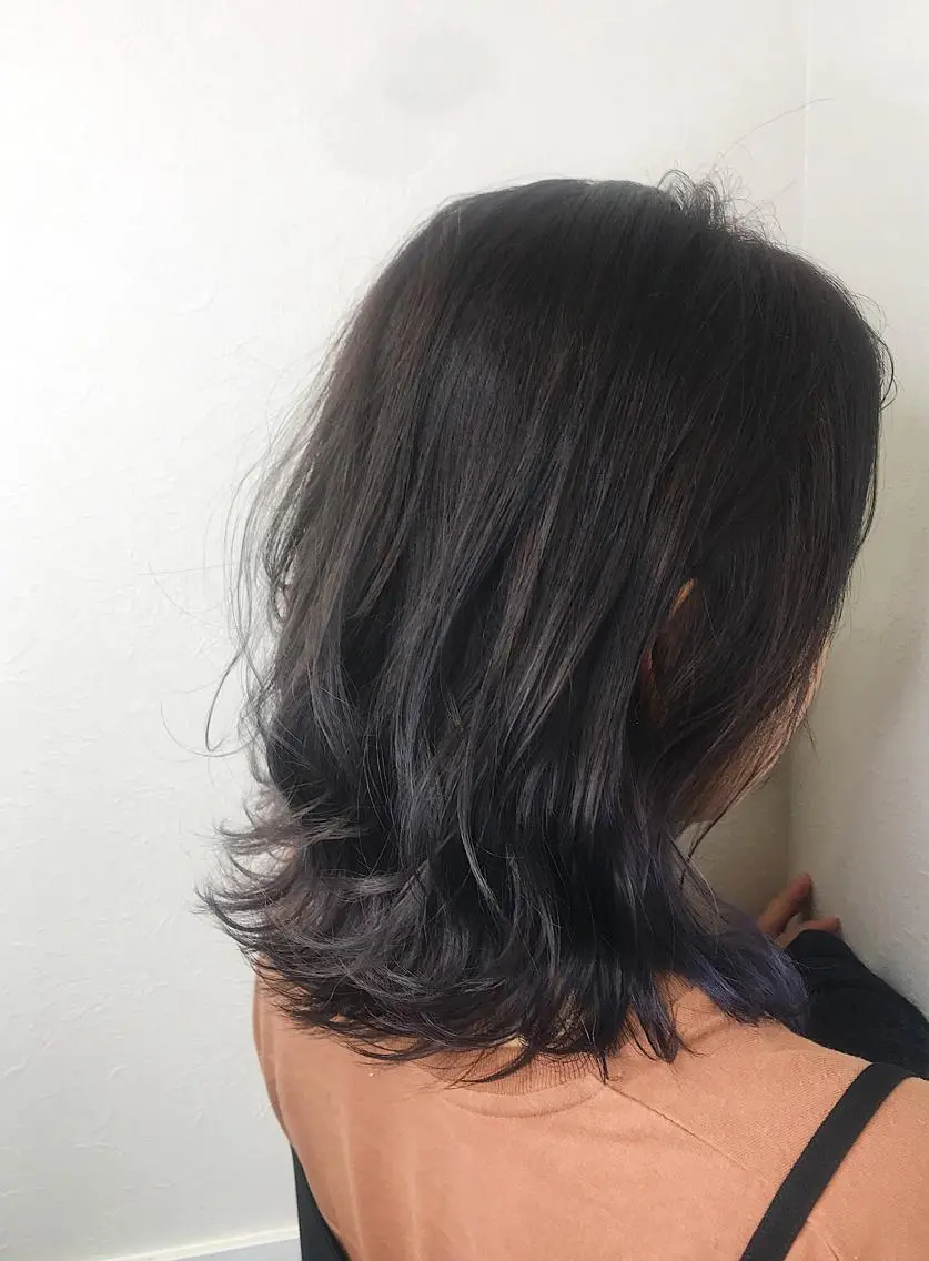ミディアム カラー ヘアカラー 柴田 祐輔のヘアスタイル