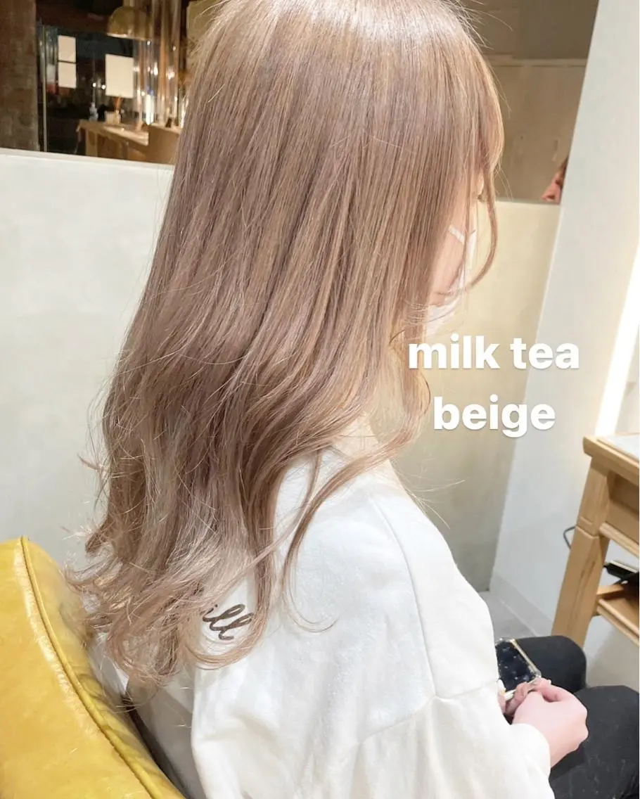 ロング カラー ヘアカラー トリートメント ハイトーンカラー♡ yuのヘアスタイル