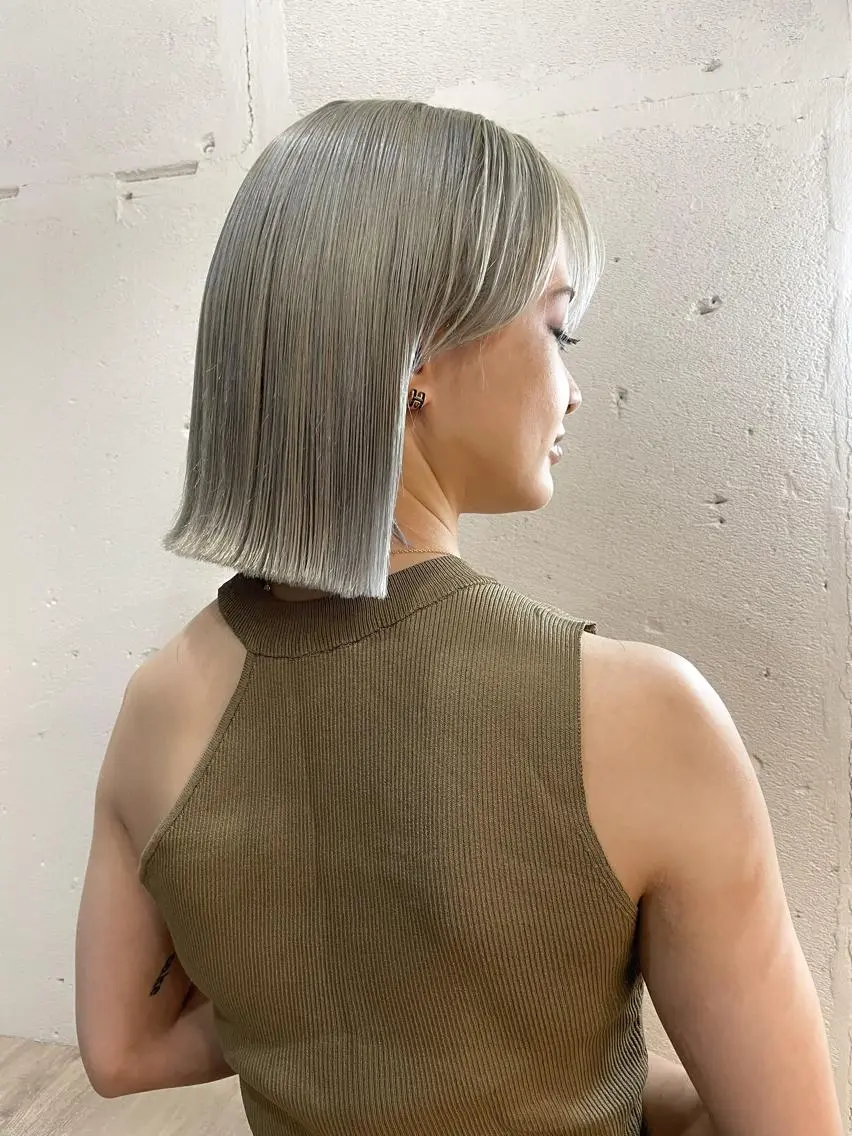 ショート ヘアカラー ショート✨ボブ✨代表 新田見美仁のヘアスタイル
