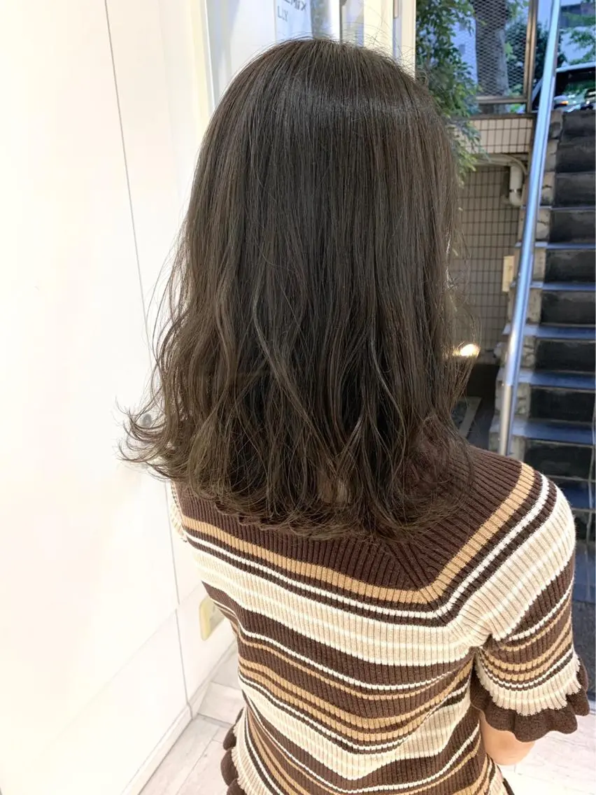 セミロング Okamura Chisatoのヘアスタイル