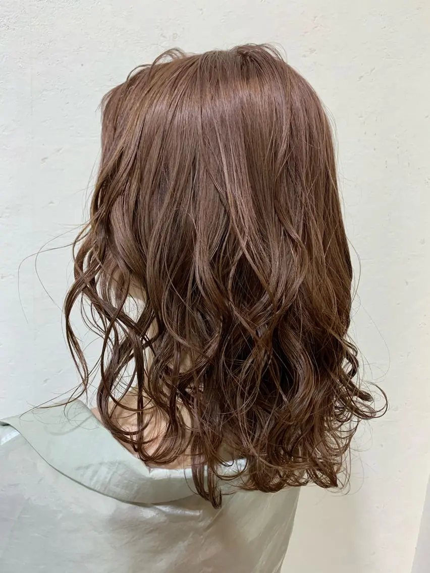ミディアム ヘアカラー トリートメント 天野 開のヘアスタイル