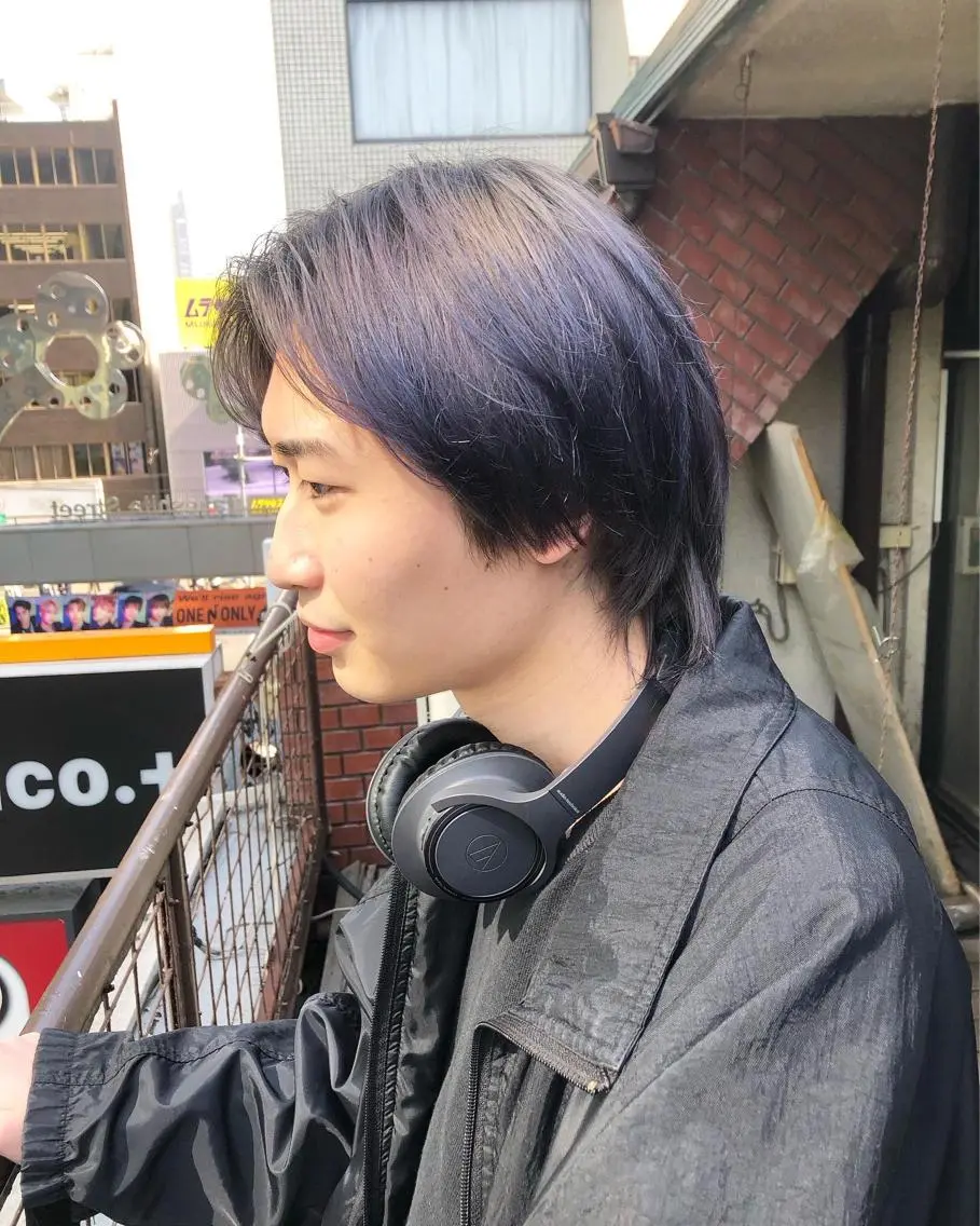 カラー ヘアアレンジ メンズ メンズブリーチ ブリーチ ラベンダーカラー カット ヘアカラー トリートメント ヘアセット メンズ特化✂️栗原 侑也のヘアスタイル