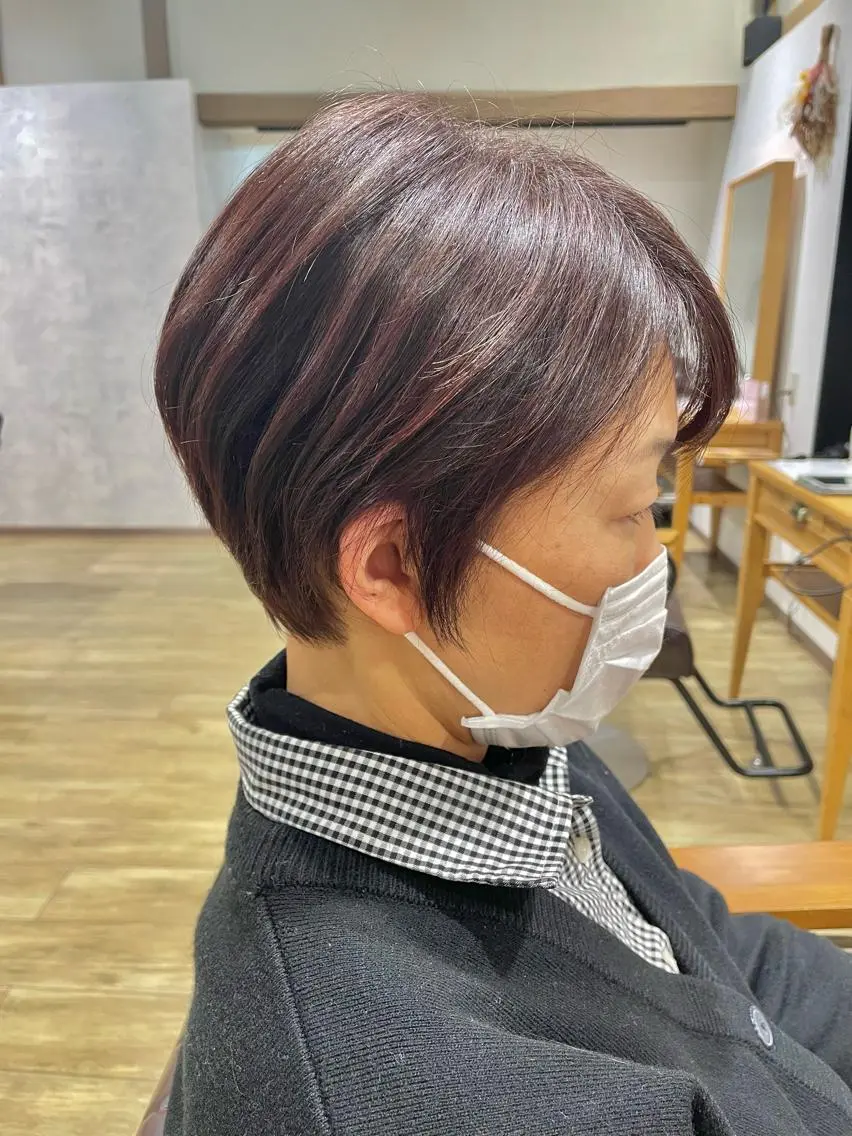 ショート ショートヘア 木村 真知子のヘアスタイル