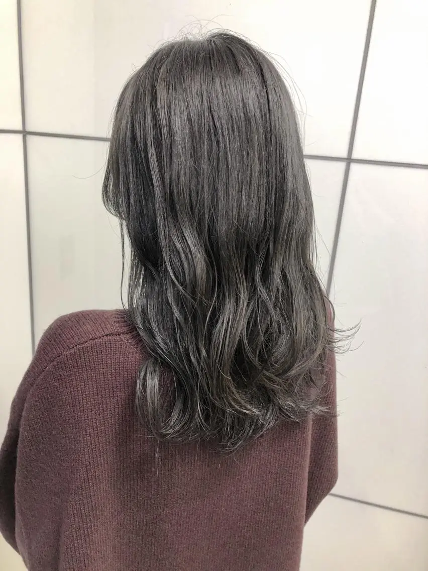 セミロング ヘアカラー トリートメント シンタニナオト /梅田茶屋町のヘアスタイル