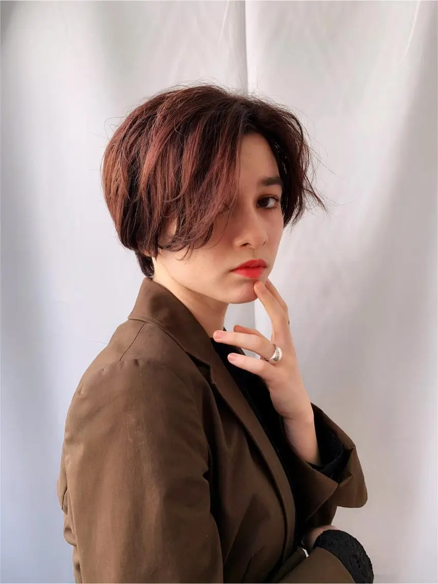 ショート カラー ハンサムショート ショートヘア tension 【テンション】のヘアスタイル