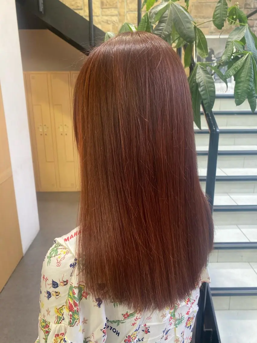 ロング カラー ヘアアレンジ TSUNA 🌙 Lim 五反田のマツエク・マツパデザイン