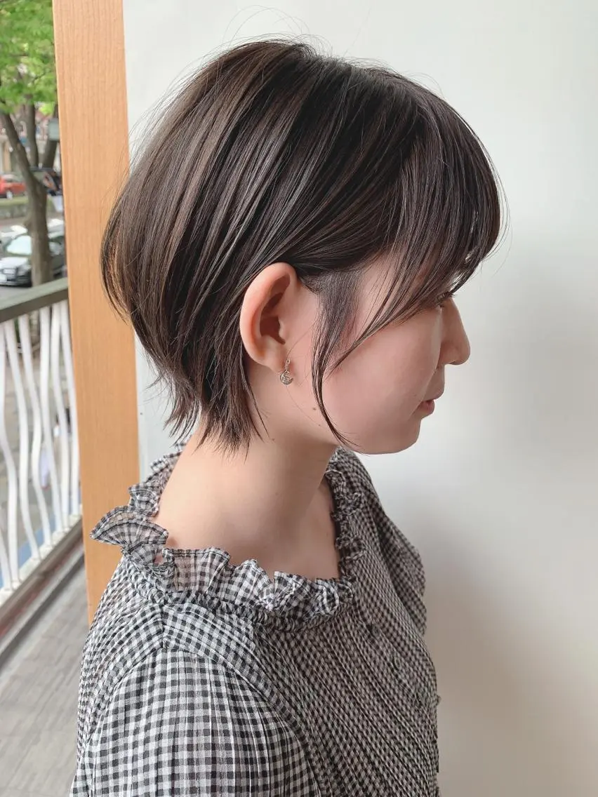 ショート 🎉骨格矯正カット ばば　としまさのヘアスタイル