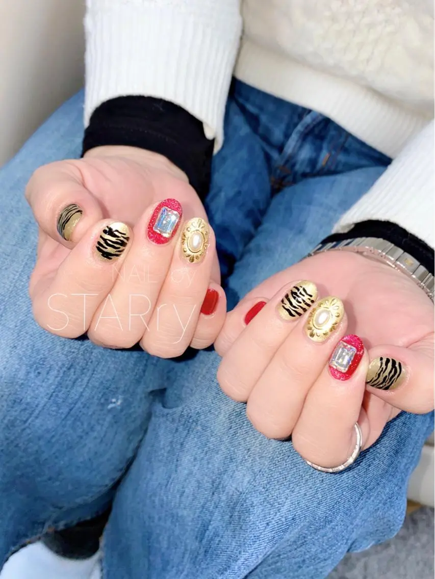 ネイル アートネイル ジェルネイル ニュアンスネイル パラジェル シンプルネイル NAIL by STARry 川口のネイルデザイン