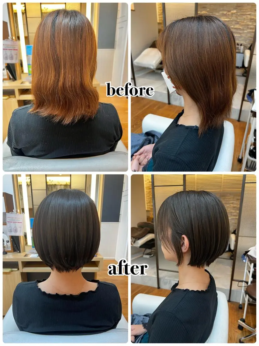 ショート カラー ✂︎HITOMI✂︎ 副店長のヘアスタイル