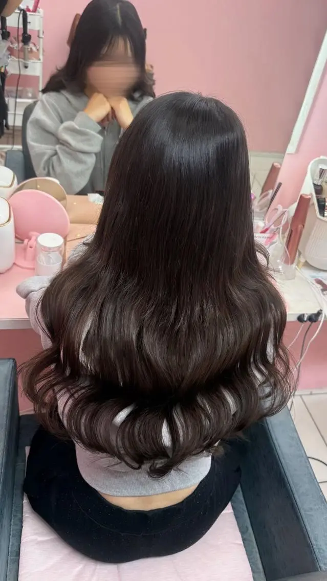 ロング エクステ ヨシンモリ 韓国風ヘア ロング season ゆみのヘアスタイル