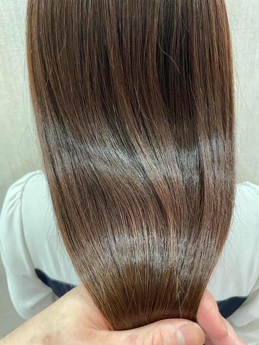 ロング カット トリートメント 店長✨レイヤー✖️ 髪質改善✖️韓国ヘアのヘアスタイル