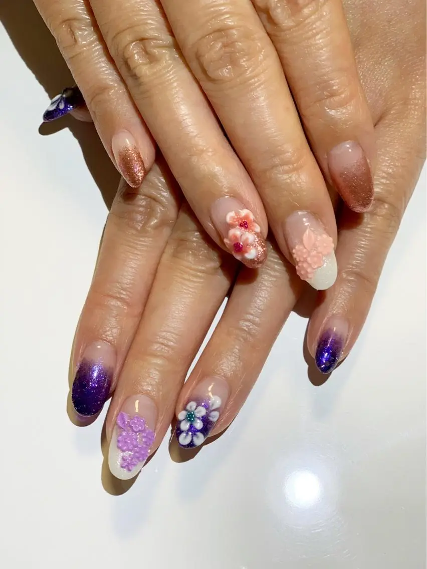 ネイル ハンドネイル Ryu-nail 對馬　琴美のネイルデザイン