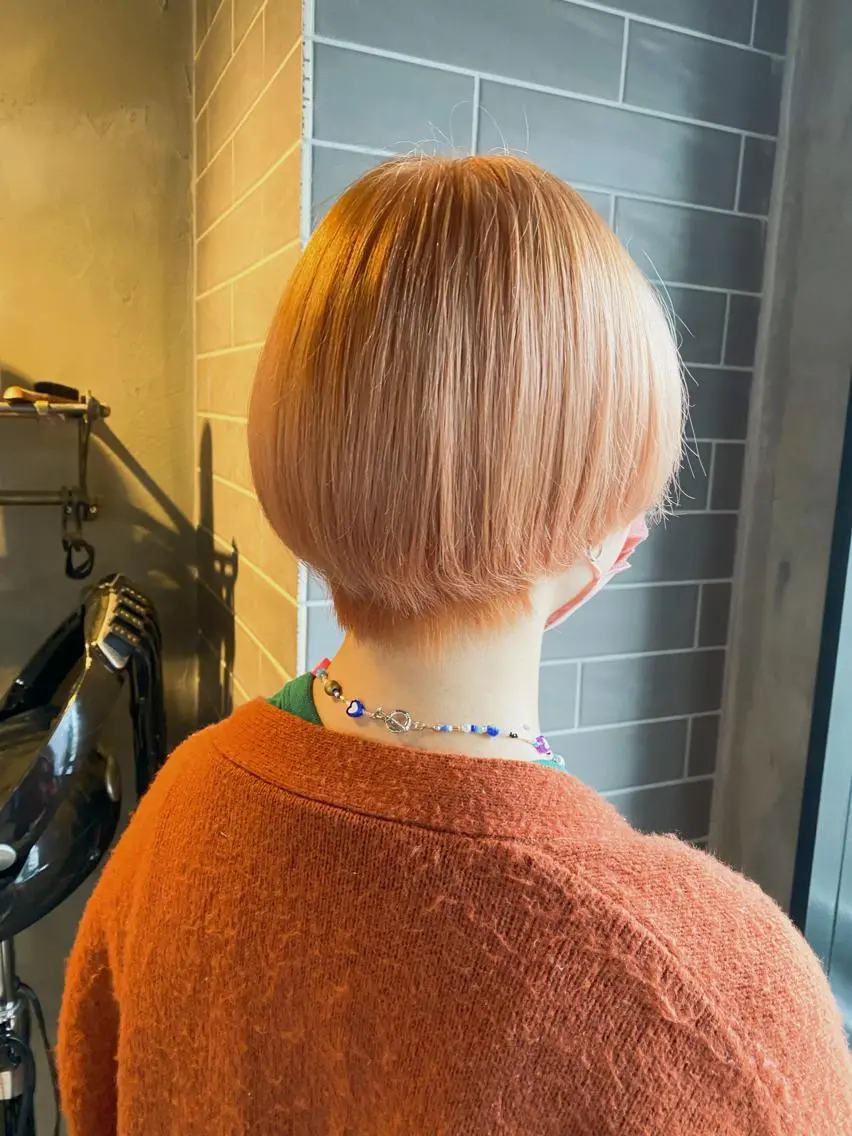 ショート ヘアカラー yoriダブルカラー 代表すがわらのヘアスタイル