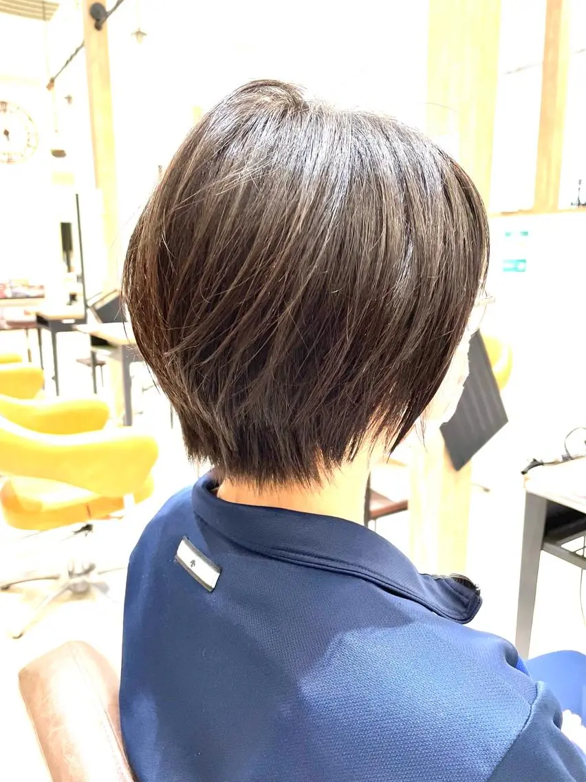 ショート ショートヘア カット 安田 美由紀のヘアスタイル