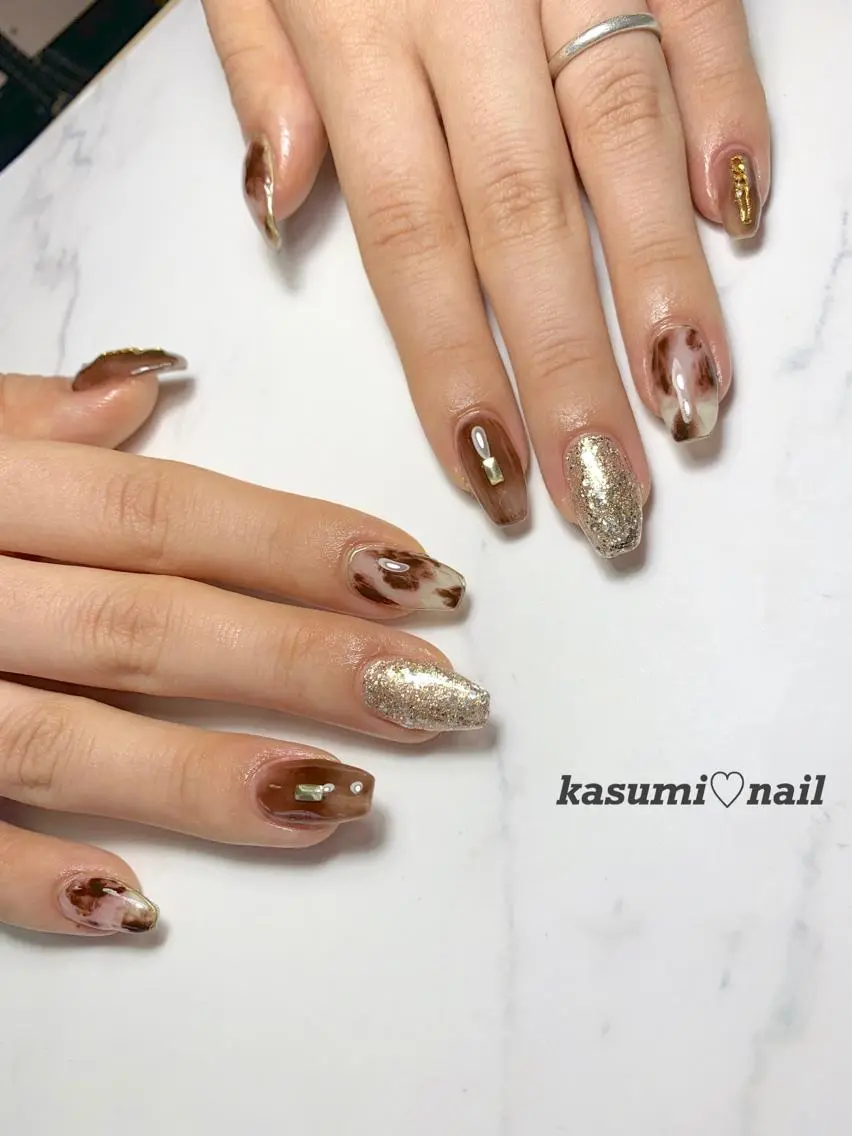 ネイル アートネイル フットネイル ジェルネイル KASUMI♡ Nailのネイルデザイン