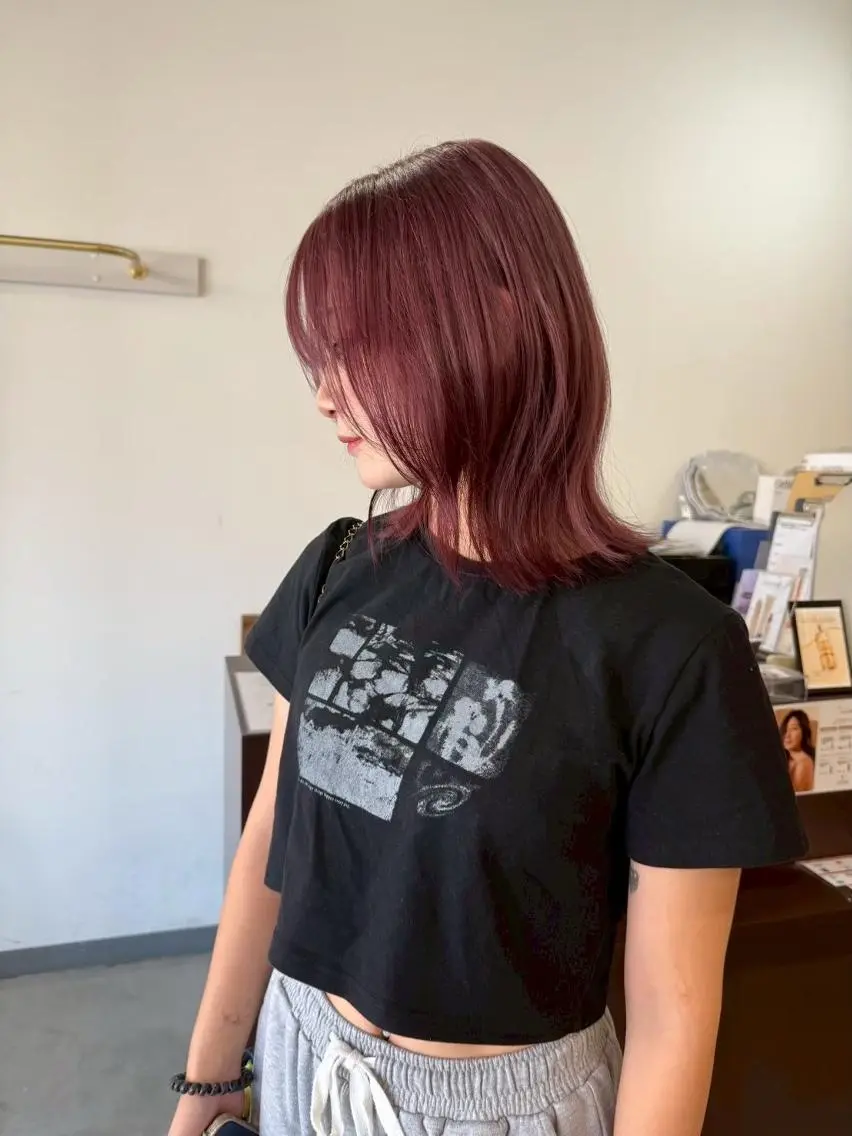 ミディアム 馬場 涼平のヘアスタイル