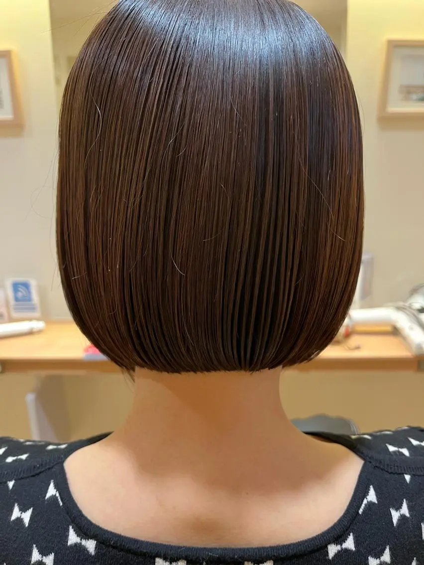 ショート ボブ ⬛️⬜️髪質改善⬛️ ⬜️藤川慎太郎のヘアスタイル